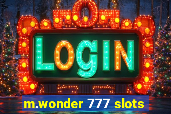 m.wonder 777 slots